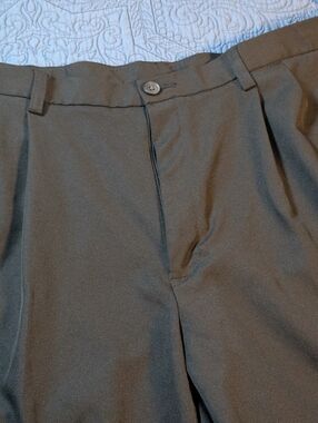 Cool 18 Pro Haggar Men’s Black Comfort Waist Shorts Size 42 Classic Fit (G07-2)